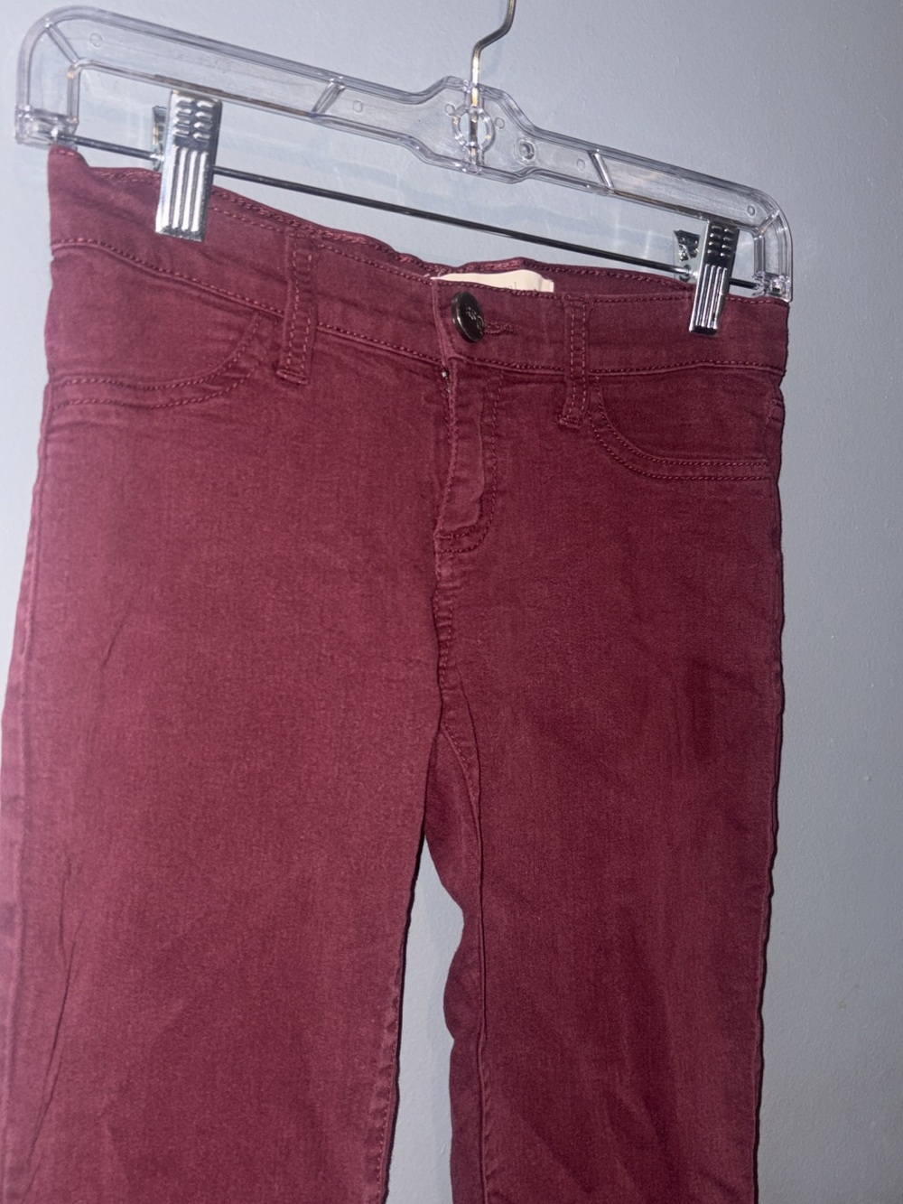 RSQ Women's Burgundy Skinny Jeans